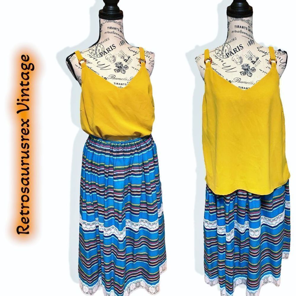 𝅺yellow Tank Top